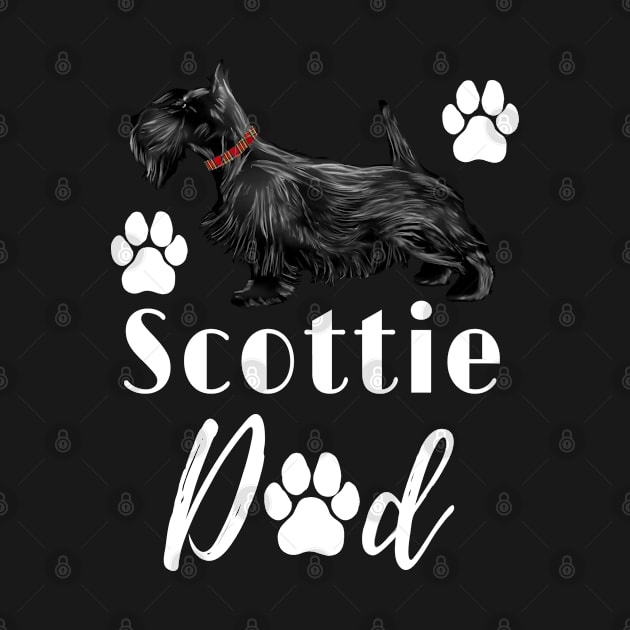 Scottish Terrier Scottie Dog Dad by macdonaldcreativestudios