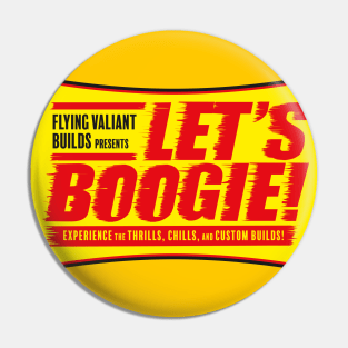 Let's Boogie - 50's Movie Style (Yellow) Pin