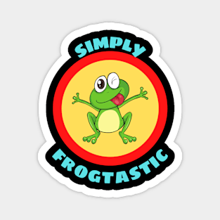 Simply Frogtastic - Cute Frog Pun Magnet