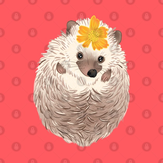 Hedgehog flower by Wieskunde