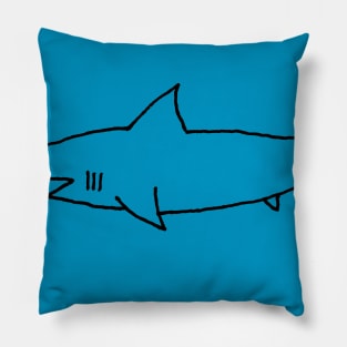 Shark Thoughts Pillow