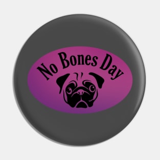 No Bones Day Purple Noodle Pin