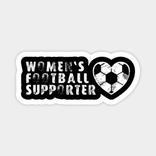 Womens Football Supporter Magnet