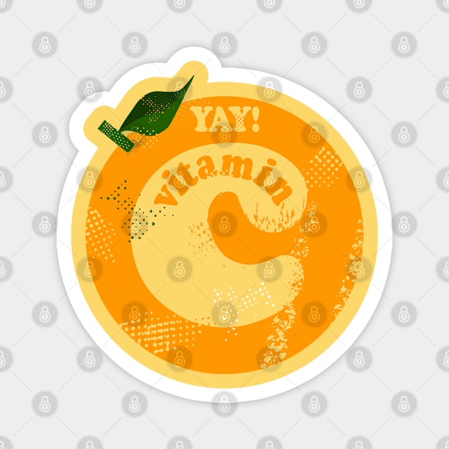 Yay vitamin c Magnet by mailboxdisco