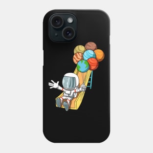 Birthday Astronaut Space Slide Planets Balloons Phone Case