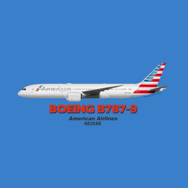 Boeing B787-9 - American Airlines by TheArtofFlying