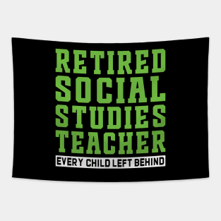 Retired Social Studies Teacher, Every Child Left Behind Tapestry