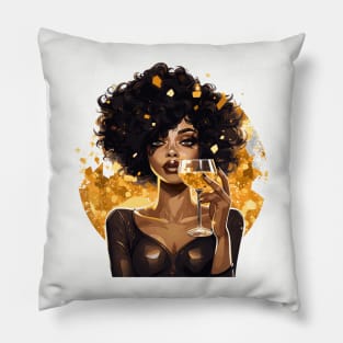 Afrocentric Woman With Glass Pillow