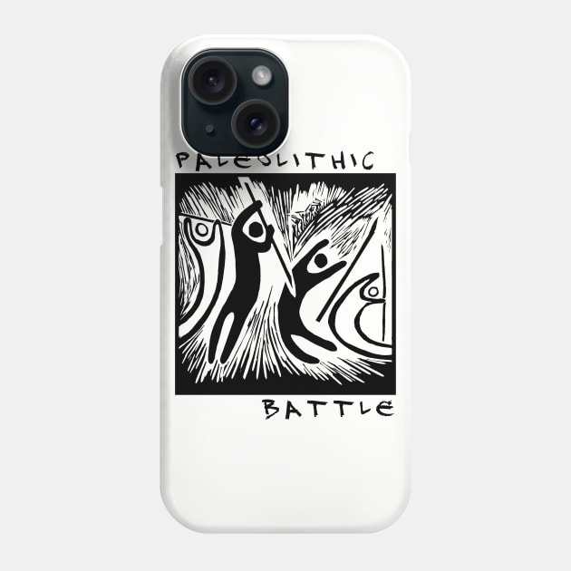 Paleolithic battle Phone Case by VicaVeresk