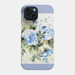 Washy Pink Roses B Phone Case