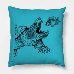 Snapping Turtle Pillow