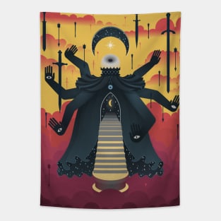 Guardian of Night (art print) Tapestry