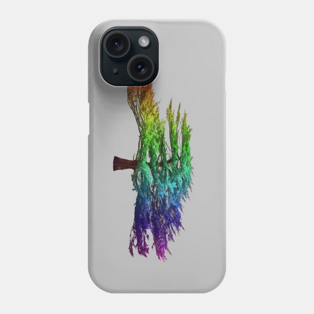 Rainbow tree Phone Case by Javisolarte