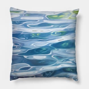 Interface - water painting Pillow