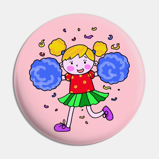 cute cheerleader girl Pin by cartoonygifts