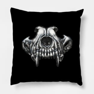 Wolf Skull Pillow