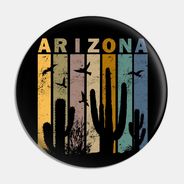 Arizona - Vintage Pin by valentinahramov