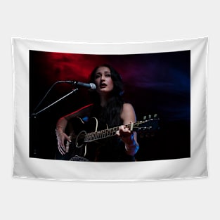 Guitar Lady Tapestry