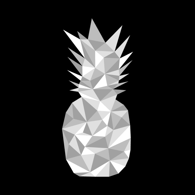 Pineapple Geometric (Silver) by SpareFilm