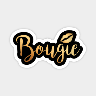 Womens Bougie Melanin Poppin Black Girl Magic Magnet