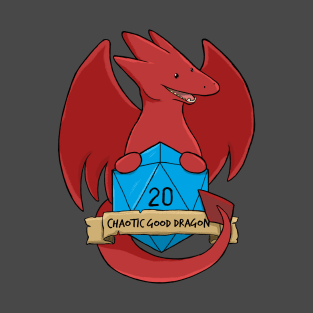 Chaotic Good Dragon - Color T-Shirt