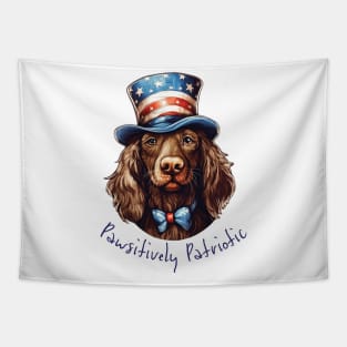 Pawsitively Patriotic Tapestry