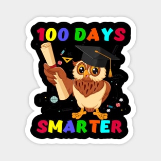 100 Days Of School Boy Girl Gift Smarter Owl Lovers Magnet