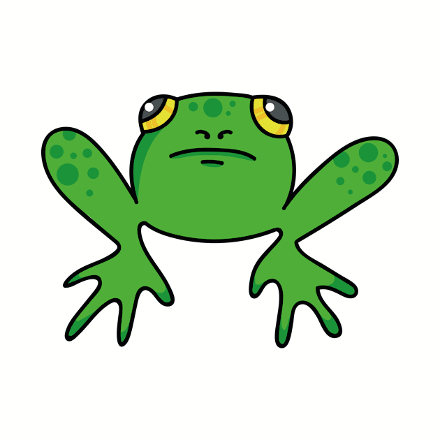 Sad Frog by Chainka