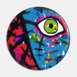 Spare Change - Abstract Art Pin