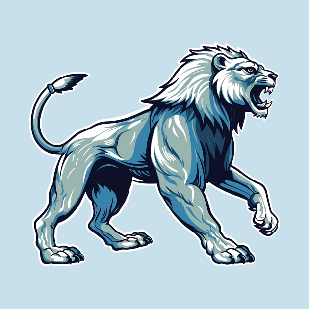 Blue Lion by DavidLoblaw