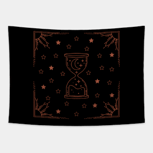 Celestial Hourglass Tapestry