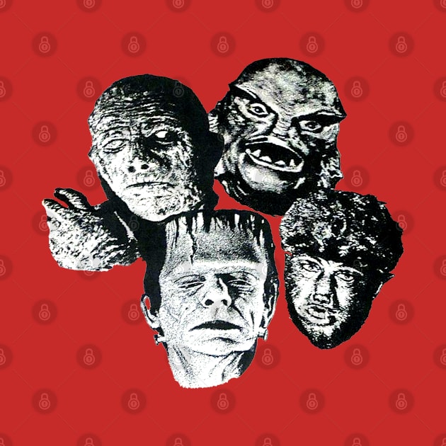 Frankenstein, Wolfman, The Mummy & Gill-Man by Pop Fan Shop