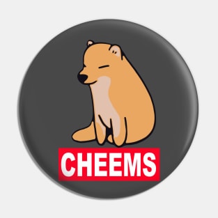 CHEEMS MEME KAWAII Pin