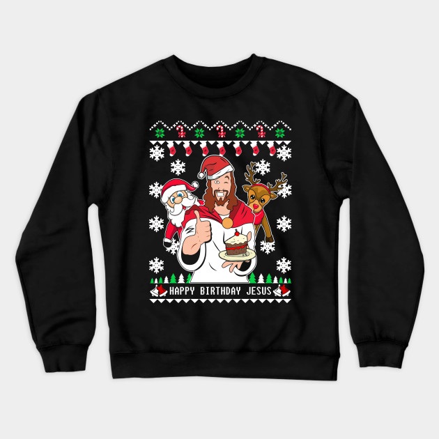 happy birthday jesus sweater