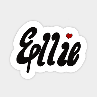 Top 10 best personalised gifts 2022  - Ellie-personalised,personalized name with red heart Magnet