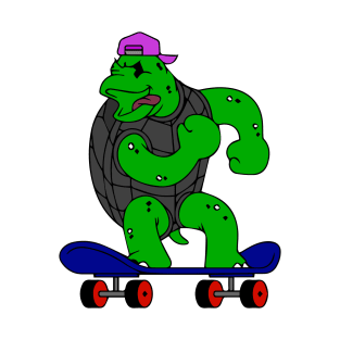 Skateboarding turtle T-Shirt