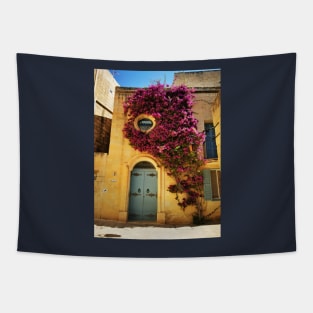 Silent city in bloom Tapestry