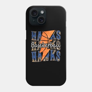 Graphic Basketball Hawks Proud Name Vintage Phone Case