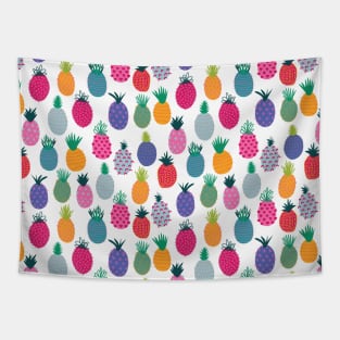 Doodle Pineapples Tapestry