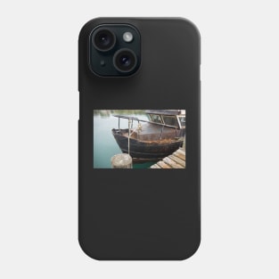 rusty boat Phone Case