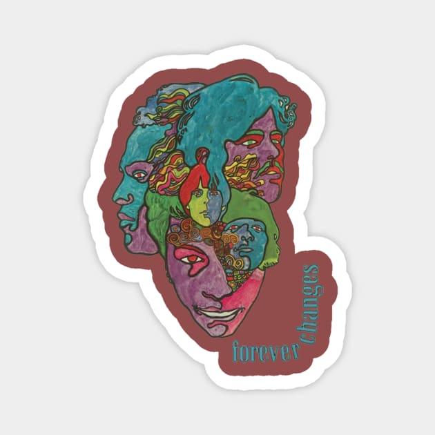 Love Forever Changes Band Magnet by fitaauragandis