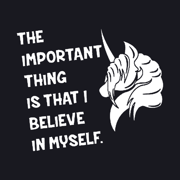 Important Thing I Believe Myself Unicorn Ladies Hoodie Motivational Unicorn by huepham613