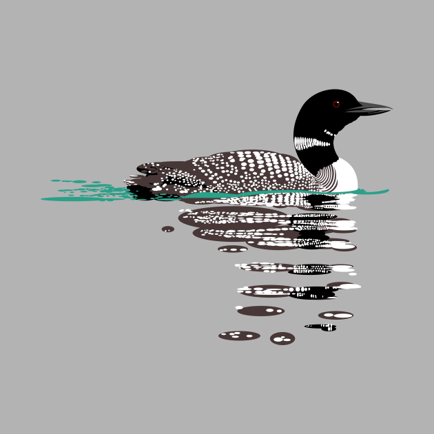 Common Loon by stargatedalek