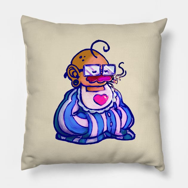 Man Baby Pillow by 0blivion.sugar