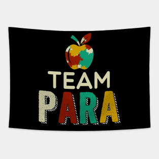 Team Paraprofessional Awesome Teachers Students T shirt Tapestry