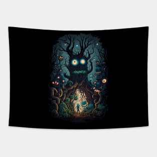 Creeps In The Forest 2 Tapestry