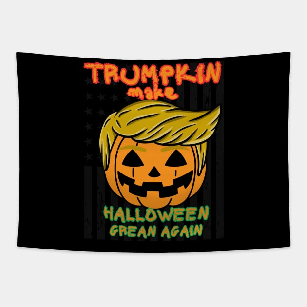 Trumpkin make halloween great again Tapestry by DuViC