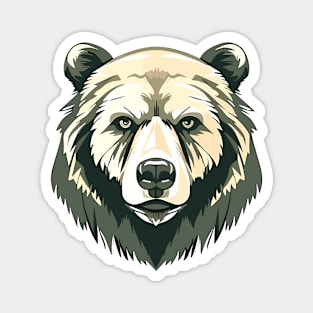 Grizzly Bear Animal Freedom World Wildlife Wonder Vector Graphic Magnet