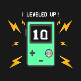 I leveled up 10 years old video games T-Shirt