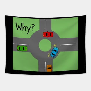 Blinking roundabout Tapestry